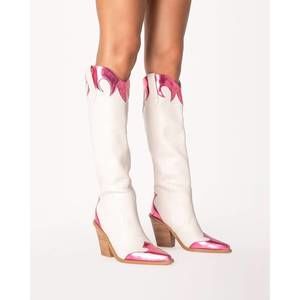 NEW BILLINI sayuri metallic boots in pink